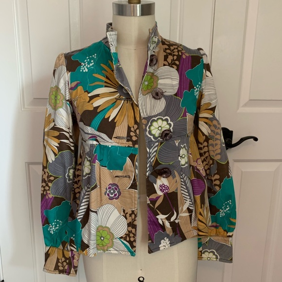 Zara mod floral jacket - Picture 1 of 5
